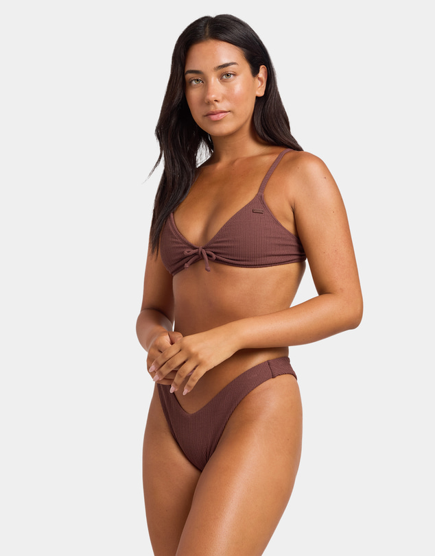 Roxy - Womens Roxy Love High Leg Cheeky Bikini Bottom