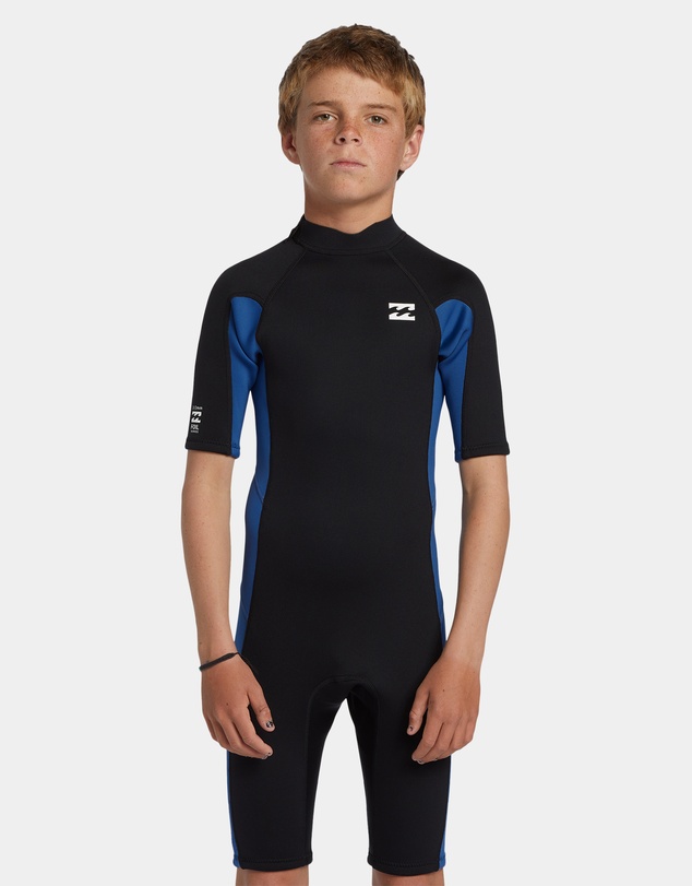 Billabong Kids - Boys 8-14 2/2 Foil Back Zip Springsuit