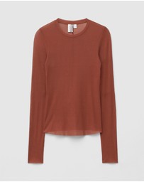 & Other Stories - Sheer Silk Top