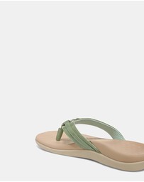 Vionic - Tide Aloe Toe Post - Agave Patent