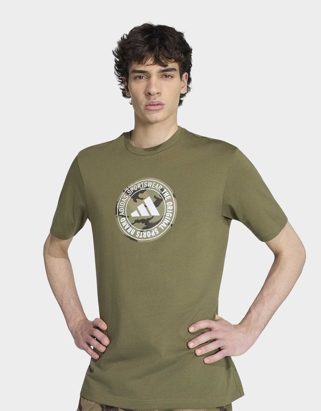 adidas Sportswear - CAMO CIRCLE GRAPHIC T-SHIRT Mens
