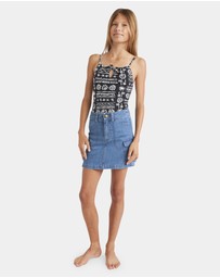 Billabong - Girls 8 to 16 Hilary Carko Denim Skirt