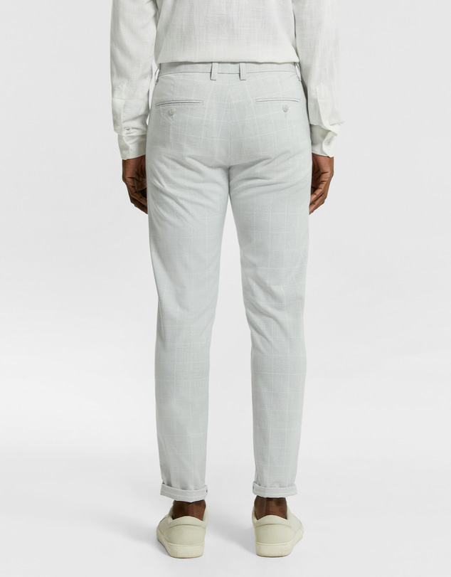 yd. - Terrazzo Check Skinny Chino