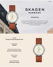 Skagen - Signatur Brown Analogue Watch