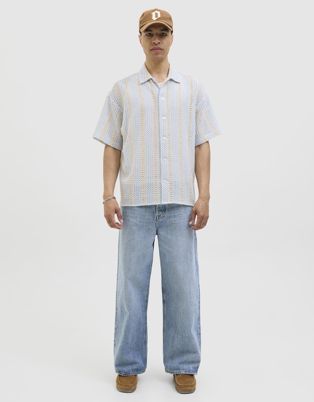 Jack & Jones - Jorbellagio Crochet Shirt SS SN