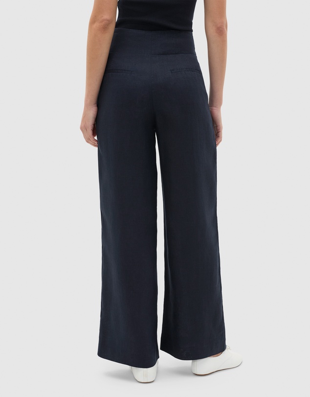 Seed Heritage - Core Linen Waisted Pant