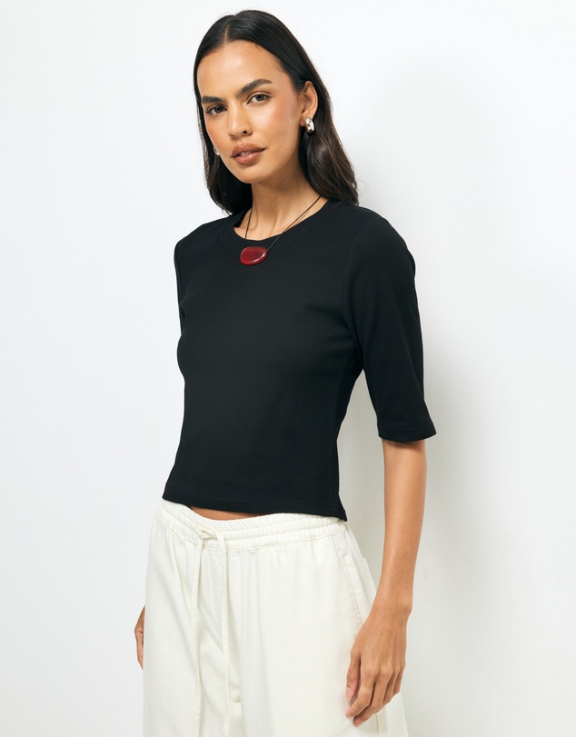 AERE - Odele Rib T-Shirt