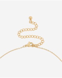 Lovisa - Waterproof Gold Plated Stainless Steel Large Cross Pendant Necklace