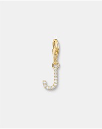 THOMAS SABO - Charm Pendant Letter J Gold Plated