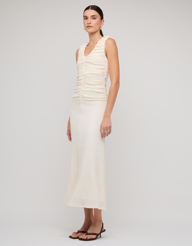 Staple the Label - Lyric Gathered Midi Dress