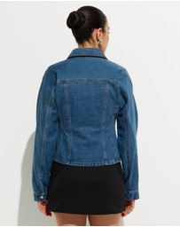 Calli - Lily Denim Scultped Jacket