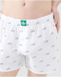 adidas Originals - 2 Pack Comfort Core Cotton Icon Woven Boxer Underwear