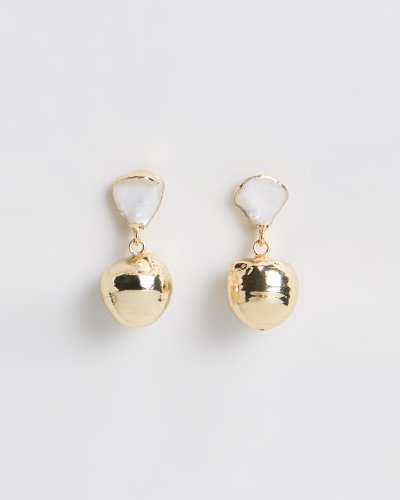 Laguna Double Pearl Earrings