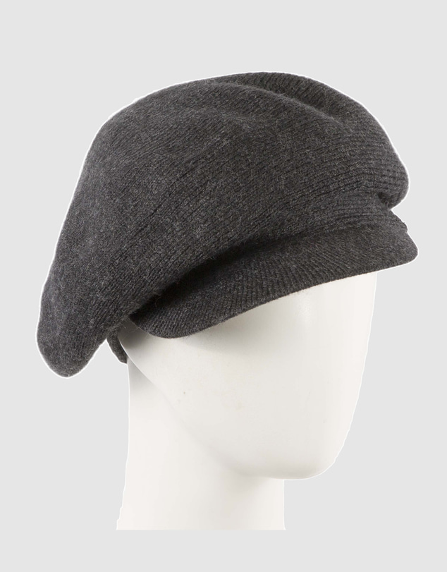 Max Alexander - European Made Charcoal Wool Beret Cap