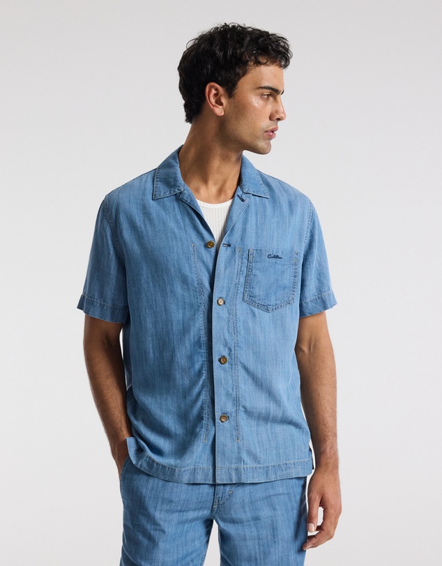 Calibre - Fluid Denim Shirt Blue