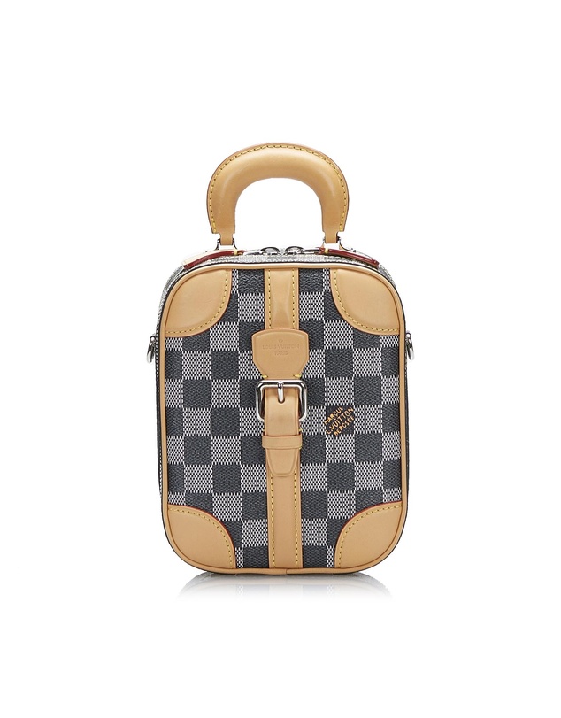 Pre-Loved by Azura Reborn - Pre-Loved Louis Vuitton Mini Keepall Damier Graphite Canvas Tote Bag