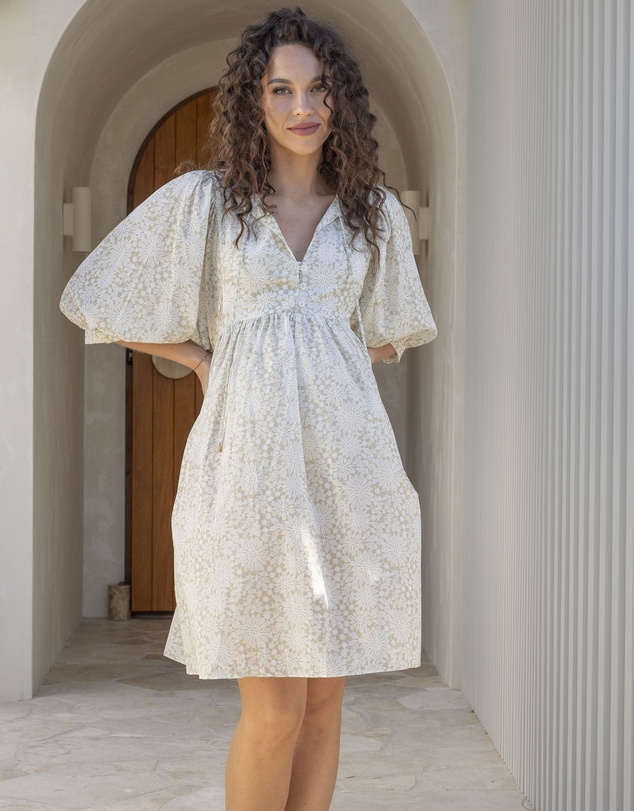 Angel Maternity - Romantic Daisy Cotton Day Dress