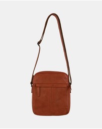 Pierre Cardin - Pierre Cardin Leather Men's Multi-Compartment Crossbody Bag