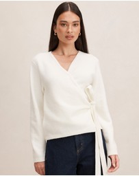 Forever New - Elysia Wrap Knitted Cardigan