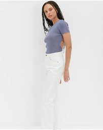 Style Addict - Knit October Short Sleeve Bodysuit