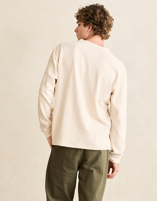 Rhythm - Vintage Jersey LS Henley Shirt