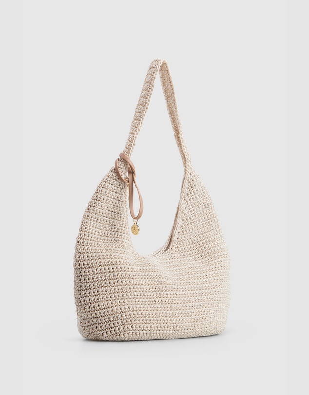 Laura Jones - Rayon Crochet Shoulder Bag