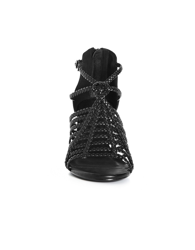 City Chic - WIDE FIT Braided Mida Heel
