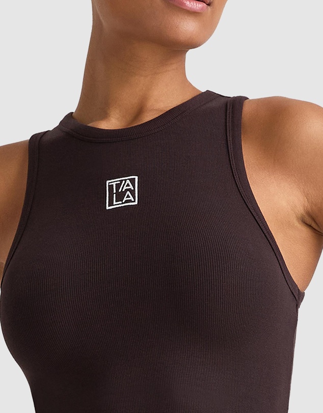 TALA - 365 Rib Logo Racer Tank