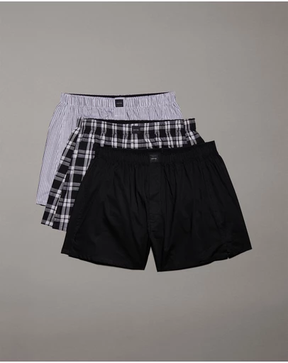 Calvin Klein - Cotton Classics 3 Pack Woven Boxers