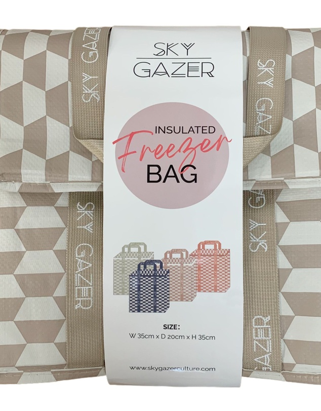 Sky Gazer - Insulated Freezer Shopping Bag - Taupe