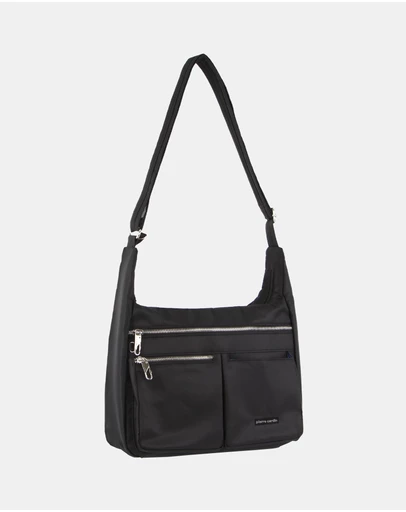 Pierre Cardin - Pierre Cardin Nylon Anti-Theft Cross Body Bag