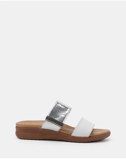 Clarks - Suze White/Silver