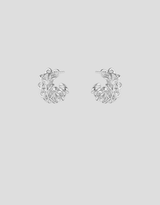 Georg Jensen - Weft Earhoops