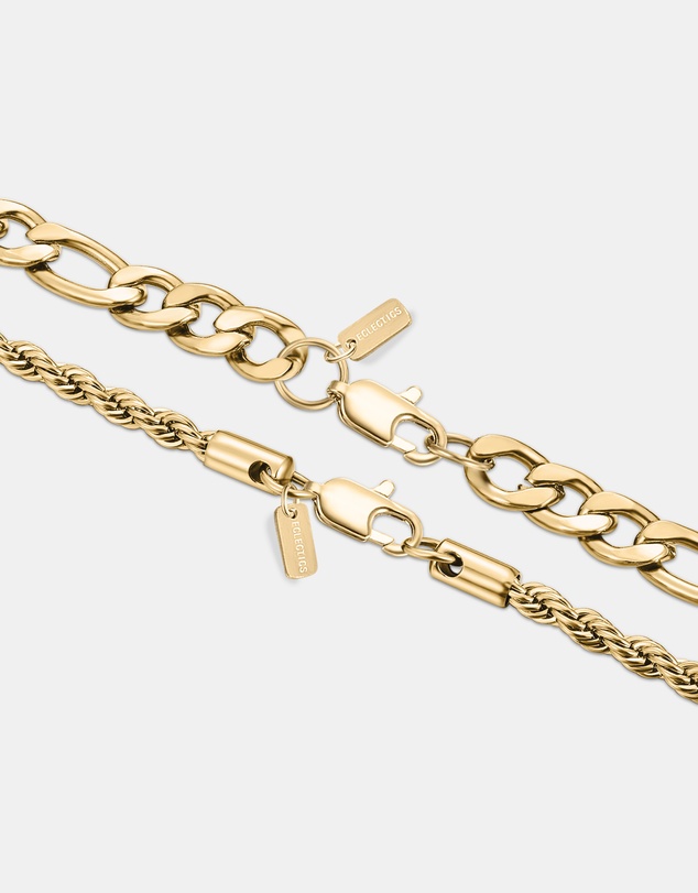 Eclectics - Fortress Rope and Figaro Chain Necklace