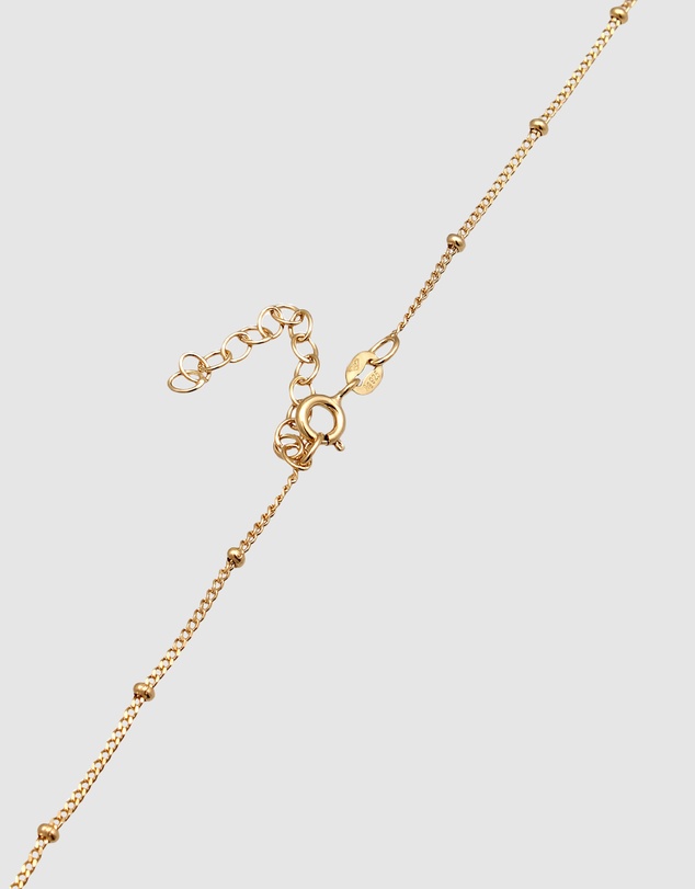 Elli Jewelry - Necklace Choker with Sun Pendant 925 Sterling Silver Gold-plated