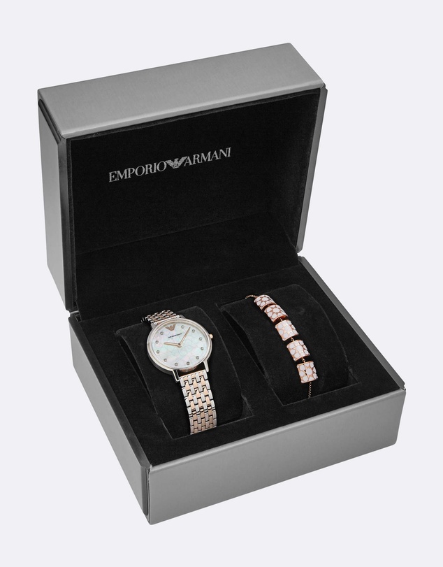 Emporio Armani - Two Tone Analogue Watch