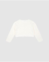 Bebe by Minihaha - Scalloped Edge Knitted Cardigan - Kids