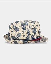 Ben Sherman - Floral Print Fedora