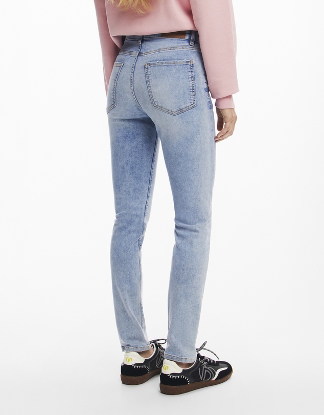 Desigual - Pink denim pants