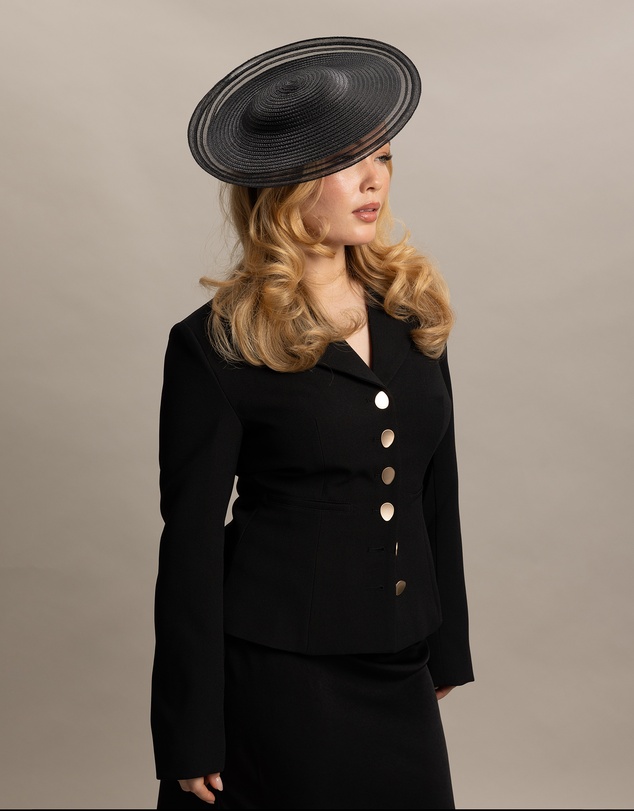 Morgan & Taylor - Ari Fascinator in Black