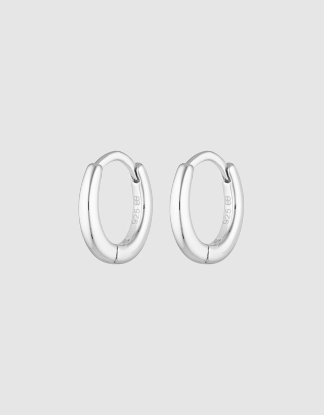 HOUSE OF SLANI - Ava Silver Hoops