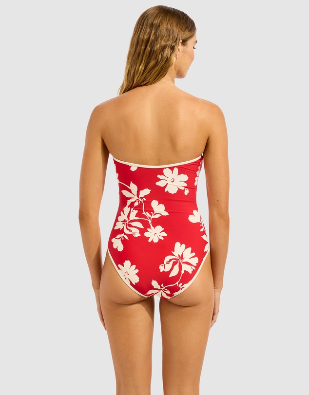 Seafolly - Mayflower Ring Front Bandeau One Piece Swimsuit