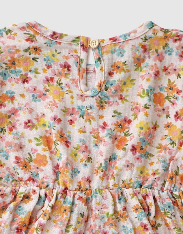 WITH LOVE FOR KIDS - Cotton Muslin Flow Dress - Kids