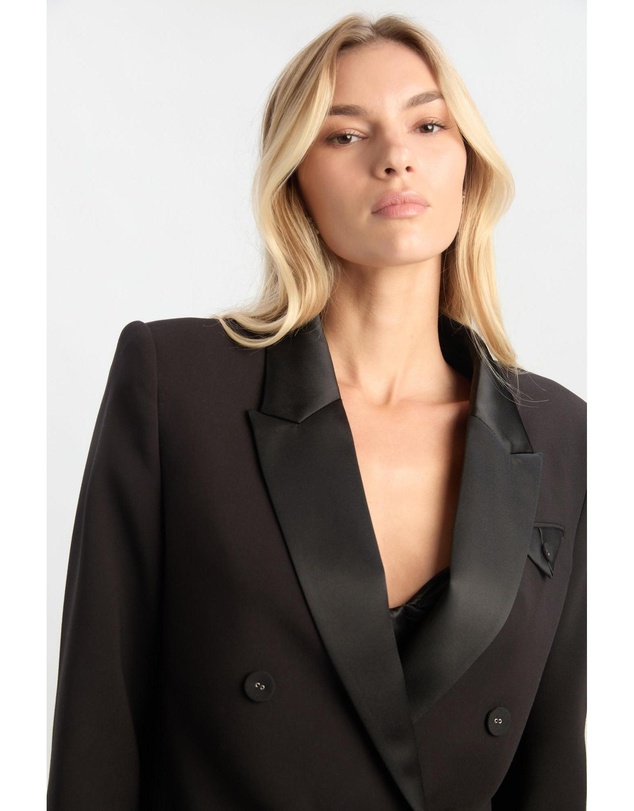 Bardot - Sloane Satin Detail Blazer
