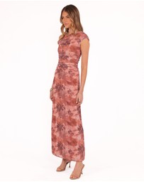 Petal & Pup - Bloise Maxi Skirt - Blurred Botanics