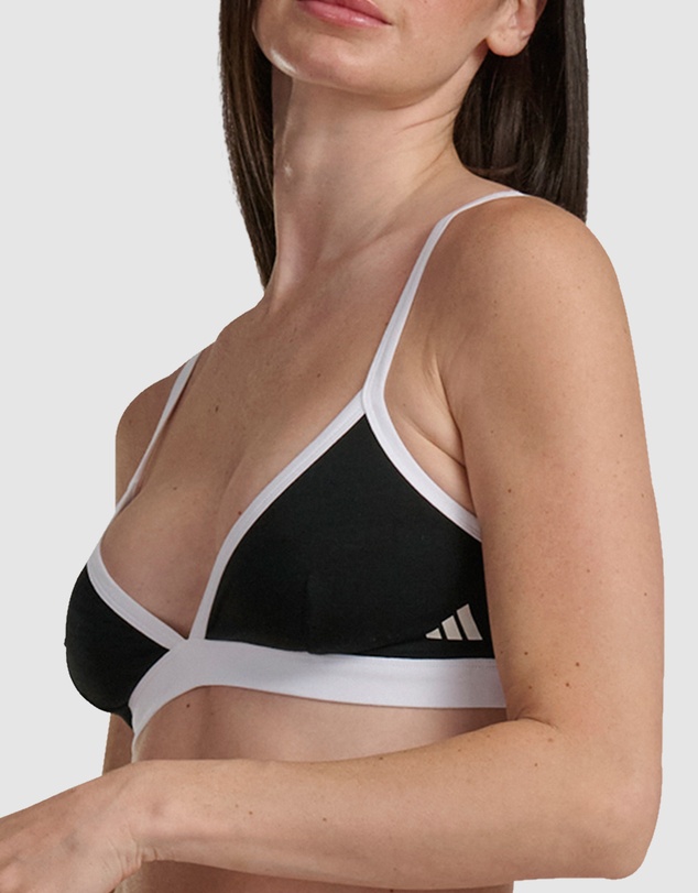 adidas Sportswear - Active Essentials Cotton Contrast Triangle Bralette