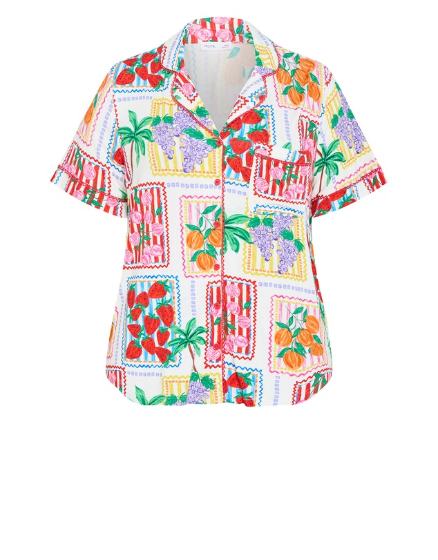 City Chic - Margot Fruit Print Sleep Top