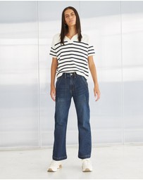 DRICOPER DENIM - Cody Kick Flare Astro Trousers