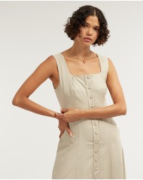 Amelius - Lucie Buttoned Midi Dress