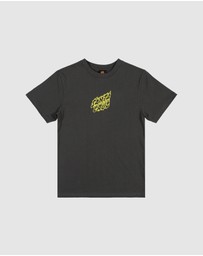 Santa Cruz - Crossbone Dot Mono Centre Tee - Teens